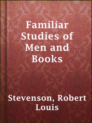 Familiar Studies of Men and Books - ebook
